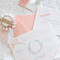 Peach Australian wedding